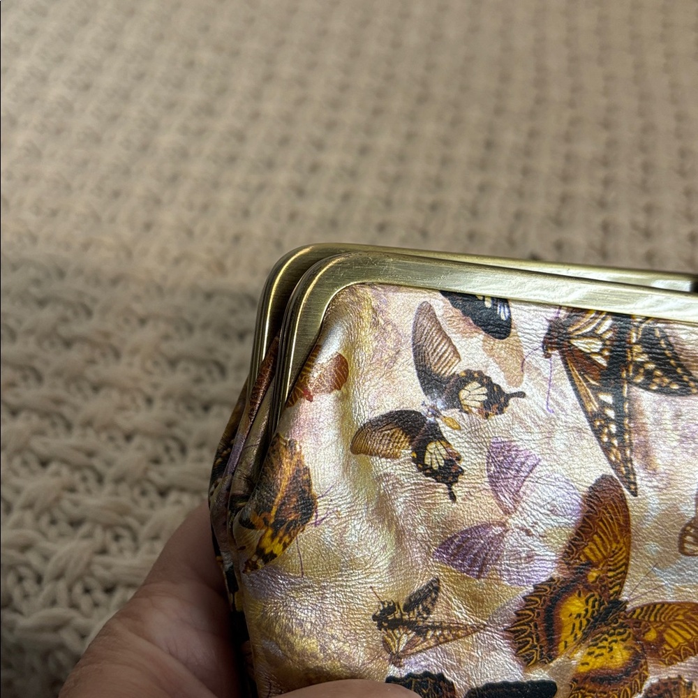 EUC HOBO Lauren Clutch, Butterflies - Picture 13 of 14